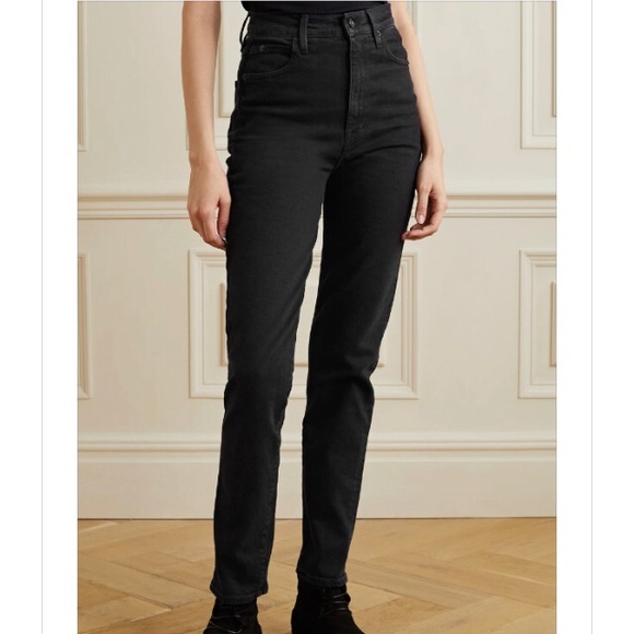 SLVRLAKE Beatnik Black High Rise Denim Jeans - Picture 1 of 15